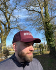 Brûler Bold Trucker Cap |Maroon