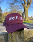 Brûler Bold Trucker Cap |Maroon