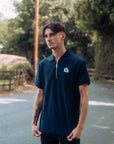 Polo Zip T-Shirt | NAVY