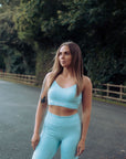 Seamless Sport Bra | SKY BLUE
