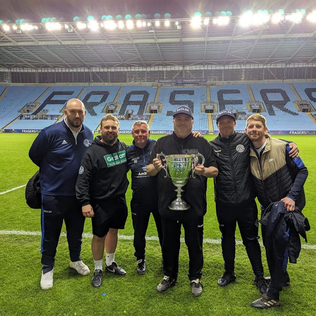 Celebrating another Trophy for the collection with @afccoventryrangers