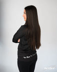 Long Half-Zip Jacket - Black