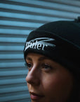 Brûler Beanie Bobble Hat | BLACK